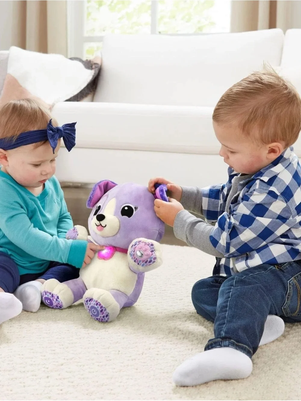 My Pal Violet Smarty Paws Plush - Purple